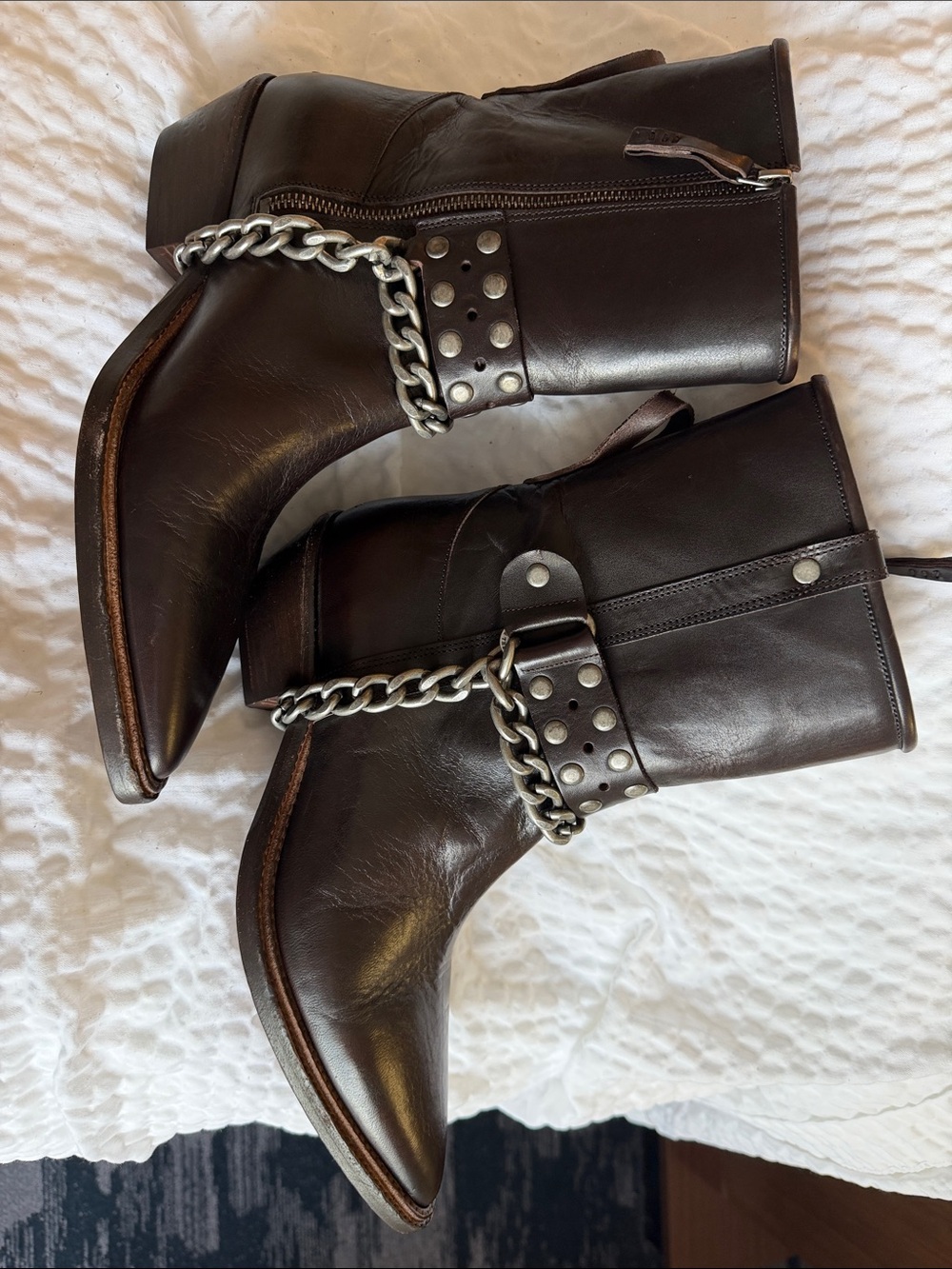 We The Free Aiden Chain Boots Women’s New US 10 - Picture 2 of 8